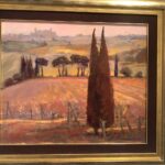 09.08.2020. Sandomierz. BWA. Wystawa malarstwa „Pejzaż i tożsamość” / Grażyna-Szlęzak-Wójcik / Radio Kielce