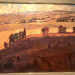 09.08.2020. Sandomierz. BWA. Wystawa malarstwa „Pejzaż i tożsamość” / Grażyna-Szlęzak-Wójcik / Radio Kielce