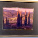 09.08.2020. Sandomierz. BWA. Wystawa malarstwa „Pejzaż i tożsamość” / Grażyna-Szlęzak-Wójcik / Radio Kielce