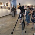 09.08.2020. Sandomierz. BWA. Wystawa malarstwa „Pejzaż i tożsamość” / Grażyna-Szlęzak-Wójcik / Radio Kielce