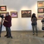 09.08.2020. Sandomierz. BWA. Wystawa malarstwa „Pejzaż i tożsamość” / Grażyna-Szlęzak-Wójcik / Radio Kielce