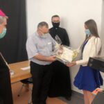 26.08.2020. Sandomierz. Akcja „Tornister pełen uśmiechów” / Grażyna Szlęzak-Wójcik / Radio Kielce