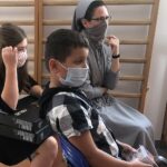 26.08.2020. Sandomierz. Akcja „Tornister pełen uśmiechów” / Grażyna Szlęzak-Wójcik / Radio Kielce