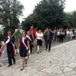 31.08.2020 Sandomierz. Uroczystości z okazji 40-lecia powstania NSZZ „Solidarność”. Skwer Solidarności w Sandomierzu / Grażyna Szlęzak-Wójcik / Radio Kielce