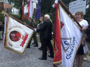 31.08.2020 Sandomierz. Uroczystości z okazji 40-lecia powstania NSZZ „Solidarność”. Skwer Solidarności w Sandomierzu / Grażyna Szlęzak-Wójcik / Radio Kielce