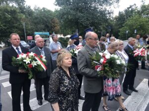 31.08.2020 Sandomierz. Uroczystości z okazji 40-lecia powstania NSZZ „Solidarność”. Skwer Solidarności w Sandomierzu / Grażyna Szlęzak-Wójcik / Radio Kielce