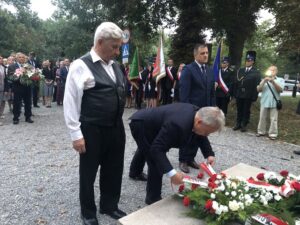 31.08.2020 Sandomierz. Uroczystości z okazji 40-lecia powstania NSZZ „Solidarność”. Skwer Solidarności w Sandomierzu / Grażyna Szlęzak-Wójcik / Radio Kielce