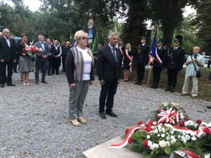 31.08.2020 Sandomierz. Uroczystości z okazji 40-lecia powstania NSZZ „Solidarność”. Skwer Solidarności w Sandomierzu / Grażyna Szlęzak-Wójcik / Radio Kielce