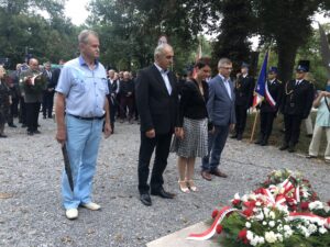 31.08.2020 Sandomierz. Uroczystości z okazji 40-lecia powstania NSZZ „Solidarność”. Skwer Solidarności w Sandomierzu / Grażyna Szlęzak-Wójcik / Radio Kielce