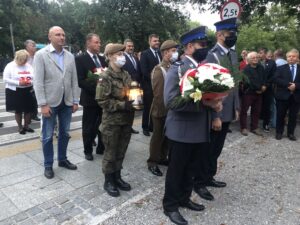 31.08.2020 Sandomierz. Uroczystości z okazji 40-lecia powstania NSZZ „Solidarność”. Skwer Solidarności w Sandomierzu / Grażyna Szlęzak-Wójcik / Radio Kielce