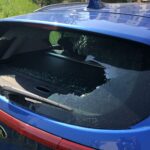 07.08.2020. Kielce. Ślichowice. Zniszczenia po działaniu wandali / słuchacze Radia Kielce