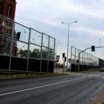 04.08.2020 Kielce. Ul. 1 Maja. Ekrany akustyczne / Faustyna Terelak / Radio Kielce