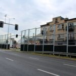 04.08.2020 Kielce. Ul. 1 Maja. Ekrany akustyczne / Faustyna Terelak / Radio Kielce