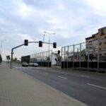 04.08.2020 Kielce. Ul. 1 Maja. Ekrany akustyczne / Faustyna Terelak / Radio Kielce