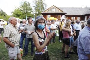 30.08.2020. Tokarnia. Gala finałowa konkursu „Jawor - u źródeł kultury” / Jarosław Kubalski / Radio Kielce