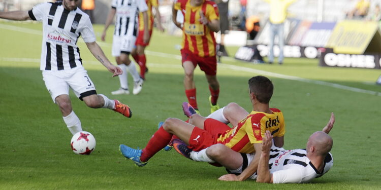 09.09.2017 Kielce. Piłka nożna. Ekstraklasa. Mecz Korona Kielce - Sandecja Nowy Sącz / Jarosław Kubalski / Radio Kielce