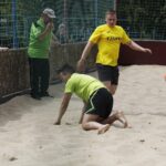 01.08.2020 Kielce. Basen przy ulicy Szczecińskiej. Turniej piłki nożnej plażowej  / Jarosław Kubalski / Radio Kielce