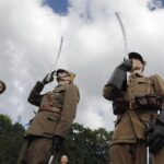 01.08.2020 Kielce. Uroczystości pod pomnikiem  "Harcerzom poległym za Ojczyznę" na Skwerze Szarych Szeregów w 76. rocznicę wybuchu Powstania Warszawskiego / Jarosław Kubalski / Radio Kielce