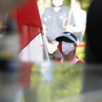 01.08.2020 Kielce. Uroczystości pod pomnikiem  "Harcerzom poległym za Ojczyznę" na Skwerze Szarych Szeregów w 76. rocznicę wybuchu Powstania Warszawskiego / Jarosław Kubalski / Radio Kielce