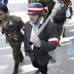 01.08.2020 Kielce. Uroczystości pod pomnikiem  "Harcerzom poległym za Ojczyznę" na Skwerze Szarych Szeregów w 76. rocznicę wybuchu Powstania Warszawskiego / Jarosław Kubalski / Radio Kielce