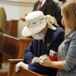 01.08.2020 Kielce. Uroczystości w 76. rocznicę wybuchu Powstania Warszawskiego. Msza w kościele garnizonowym / Jarosław Kubalski / Radio Kielce