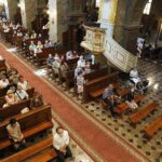 02.08.2020 Kielce. Uroczystości w 75. rocznicę rozbicia więzienia UB przy ulicy Zamkowej przez oddziały gen. Antoniego Hedy „Szarego”. Msza w katedrze / Jarosław Kubalski / Radio Kielce