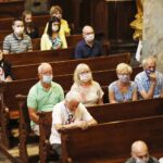 02.08.2020 Kielce. Uroczystości w 75. rocznicę rozbicia więzienia UB przy ulicy Zamkowej przez oddziały gen. Antoniego Hedy „Szarego”. Msza w katedrze / Jarosław Kubalski / Radio Kielce