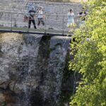 02.08.2020 Kielce. Sztuczny wodospad na Kadzielni / Jarosław Kubalski / Radio Kielce