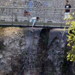 02.08.2020 Kielce. Sztuczny wodospad na Kadzielni / Jarosław Kubalski / Radio Kielce