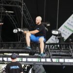 04.08.2020 Kielce. Amfiteatr na Kadzielni. Budowa sceny na Festiwal Muzyki Tanecznej / Jarosław Kubalski / Radio Kielce