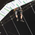 04.08.2020 Kielce. Amfiteatr na Kadzielni. Budowa sceny na Festiwal Muzyki Tanecznej / Jarosław Kubalski / Radio Kielce