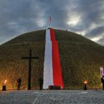 05.08.2020 Kraków. Marsz Szlakiem I Kompanii Kadrowej. Uroczystości pod kopcem Józefa Piłsudskiego / Jarosław Kubalski / Radio Kielce