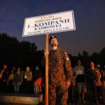 05.08.2020 Kraków. Marsz Szlakiem I Kompanii Kadrowej. Uroczystości pod kopcem Józefa Piłsudskiego / Jarosław Kubalski / Radio Kielce