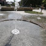 06.08.2020 Kielce. Fontanna przed KCK / Jarosław Kubalski / Radio Kielce