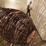 08.07.2020 Kielce. BWA. Wernisaż wystawy "Leśniczówka. Sztuka organiczna z Dąbrowy Dolnej" / Jarosław Kubalski / Radio Kielce