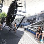 07.08.2020 Kielce. Amfiteatr na Kadzielni. Przygotowania do Festiwalu Muzyki Tanecznej / Jarosław Kubalski / Radio Kielce