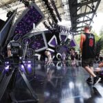 07.08.2020 Kielce. Amfiteatr na Kadzielni. Przygotowania do Festiwalu Muzyki Tanecznej / Jarosław Kubalski / Radio Kielce