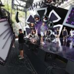 07.08.2020 Kielce. Amfiteatr na Kadzielni. Przygotowania do Festiwalu Muzyki Tanecznej / Jarosław Kubalski / Radio Kielce