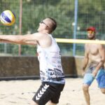 08.08.2020 Kielce. Basen przy ulicy Szczecińskiej. Turniej siatkówki plażowej / Jarosław Kubalski / Radio Kielce