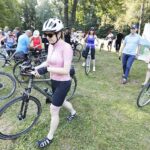 08.08.2020 Zagnańsk. Rajd rowerowy szlakiem Brygady Świętokrzyskiej Narodowych Sił Zbrojnych / Jarosław Kubalski / Radio Kielce