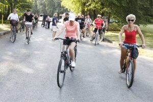 08.08.2020 Zagnańsk. Rajd rowerowy szlakiem Brygady Świętokrzyskiej Narodowych Sił Zbrojnych / Jarosław Kubalski / Radio Kielce