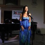 22.08.2020 Kielce. Ogród włoski Pałacu Biskupów. Koncert z cyklu "Chopinowskie inspiracje". Joanna Woś i Artur Jaroń / Jarosław Kubalski / Radio Kielce