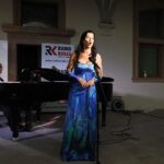 22.08.2020 Kielce. Ogród włoski Pałacu Biskupów. Koncert z cyklu "Chopinowskie inspiracje". Joanna Woś i Artur Jaroń / Jarosław Kubalski / Radio Kielce