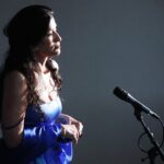 22.08.2020 Kielce. Ogród włoski Pałacu Biskupów. Koncert z cyklu "Chopinowskie inspiracje". Joanna Woś / Jarosław Kubalski / Radio Kielce