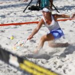 22.08.2020 Kielce.Tenis plażowy na Kadzielni / Jarosław Kubalski / Radio Kielce