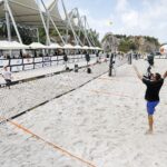 23.08.2020 Kielce. Tenis plażowy na Kadzielni / Jarosław Kubalski / Radio Kielce