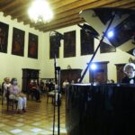 29.08.2020 Kielce. Muzeum Narodowe.  Koncert z cyklu "Chopinowskie inspiracje". Gra Piotr Pawlak / Jarosław Kubalski / Radio Kielce