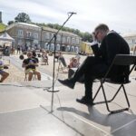 02.08.2020 Chęciny. II Ogólnopolski Festiwal Teatralny "OTE". Występ Teatru Zbożowego z Kielc / Jarosław Kubalski / Radio Kielce