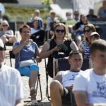 02.08.2020 Chęciny. II Ogólnopolski Festiwal Teatralny "OTE". Występ Teatru Zbożowego z Kielc / Jarosław Kubalski / Radio Kielce