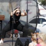 02.08.2020 Chęciny. II Ogólnopolski Festiwal Teatralny "OTE". Występ Teatru Zbożowego z Kielc / Jarosław Kubalski / Radio Kielce